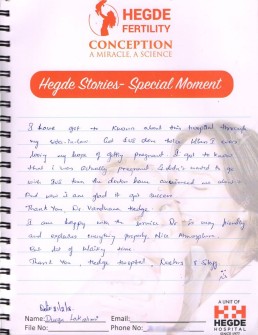 Hegde Fertility - Patient Success Stories - February (22)