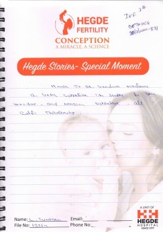 Hegde Fertility Success Stories