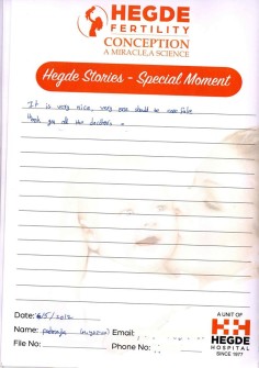 Hegde Patient Success Stories – May Month