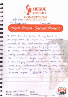 Hegde Success Stories - October Month