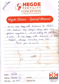 Hegde Patient Success Stories – March Month