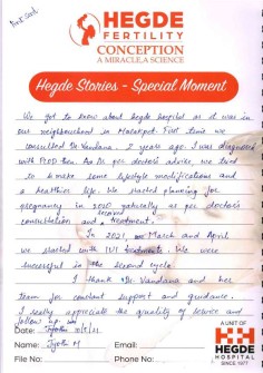 Hegde Patient Success Stories – May Month