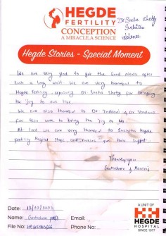 Hegde Patient Success Stories February Month 2022