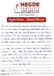 Success Story Hegde Fertility