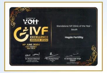 Standalone IVF clinic of the year south best fertility center