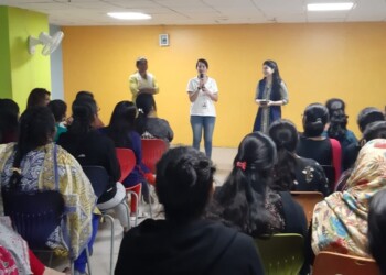 Gynecology Talk By Dr Meenu at Teletalk India PVT LTD. Melange towers Madhapur Hyderabad 8