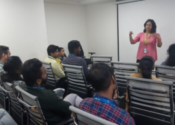 Talk on Healthy Lifestyle By Dr Sonali at Technogen India PVT LTD 3