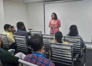 Talk on Healthy Lifestyle By Dr Sonali at Technogen India PVT LTD 4